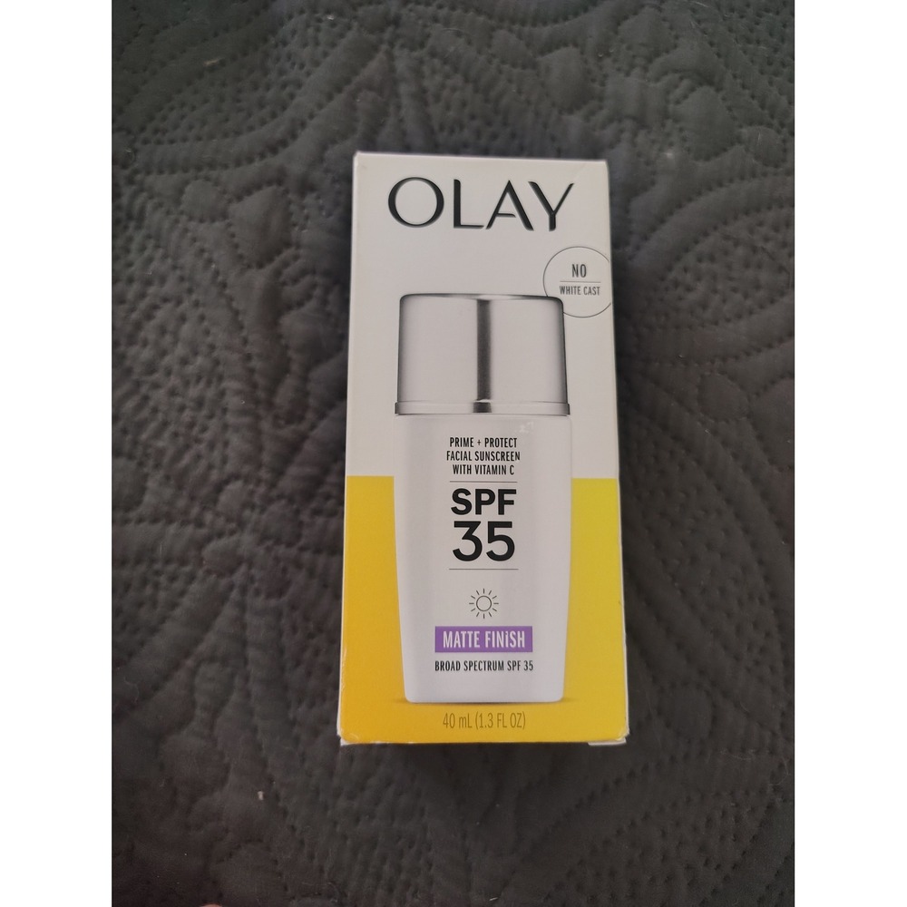 Olay Prime Protect Facial Sunscreen Vitamin C SPF 35 Matte Finish 1.3oz New